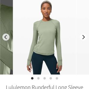 Lululemon Runderful Long Sleeve Rulu *Brushed